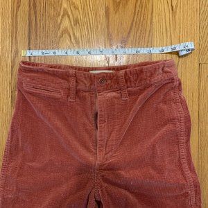 Madewell Corduroy Emmett Wide-Leg Crop Pant Size 25